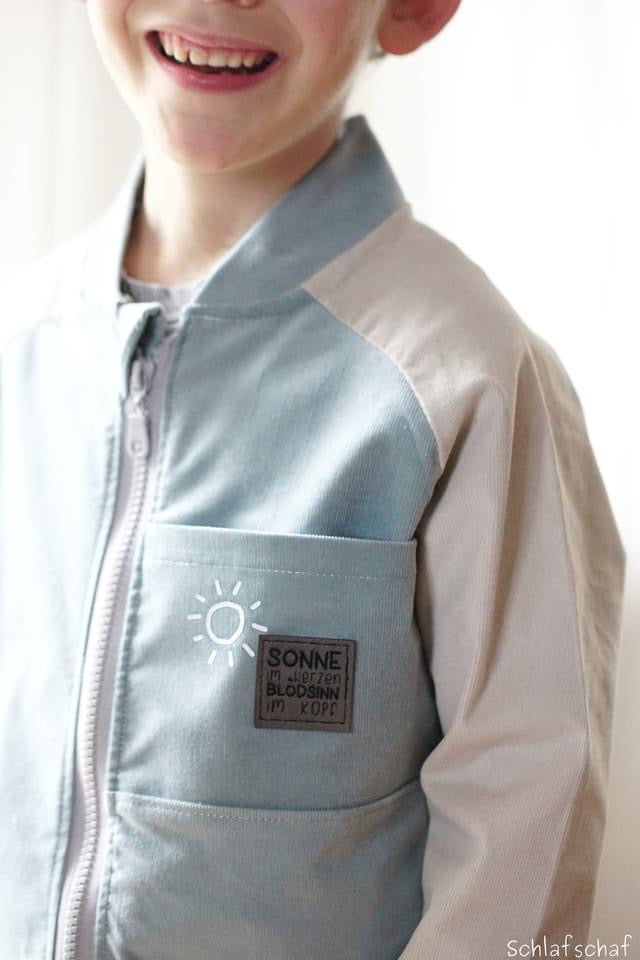 Label „Sonne im Herzen Blödsinn im Kopf"