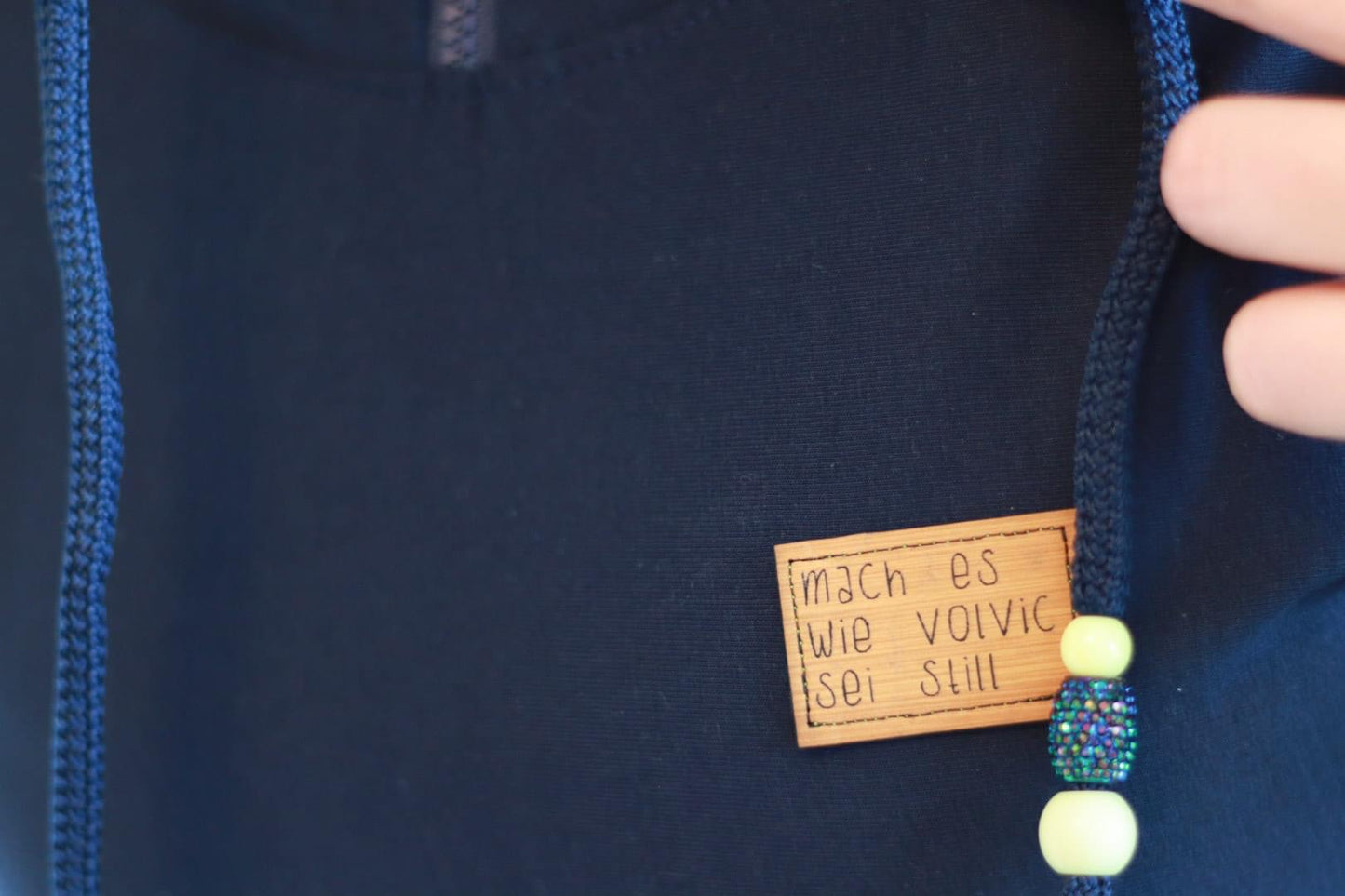 Label „Mach es wie volvic sei still"