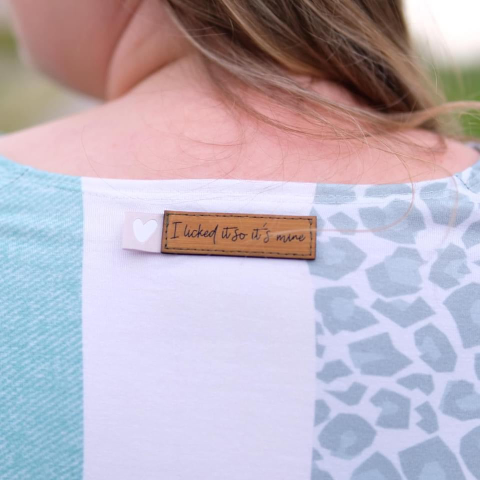 Label „I licked it so it´s mine"